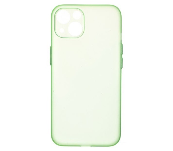 Чехол-накладка Ultra-thin matte case для iPhone 13 (салатовый)