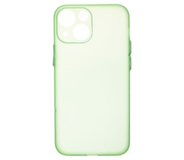 Чехол-накладка Ultra-thin matte case для iPhone 13 mini (салатовый)