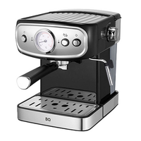 Кофеварка BQ CM1006 серебристо-черная