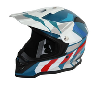 Мотошлем Racer BLD-819-7 new, размер XL, кросс, синий-белый