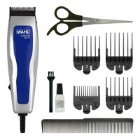 Машинка для стрижки волос Wahl HomePro Basic 09155-1216, серебристо-синяя