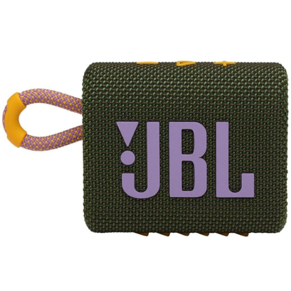 Портативная колонка JBL Go 3, зеленая