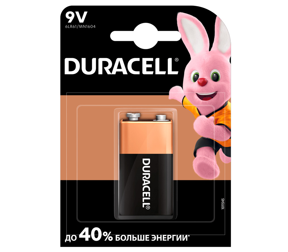 Батарейка Duracell Basic 9V Крона