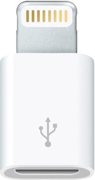 Apple MD820ZM/A micro-USB - Apple Lightning белый