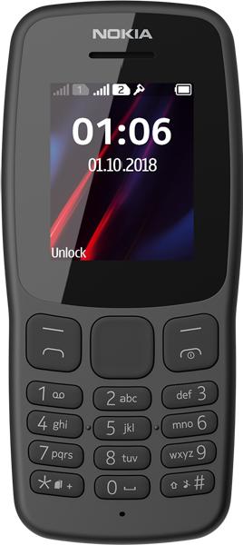 Мобильный телефон Nokia 106 серый