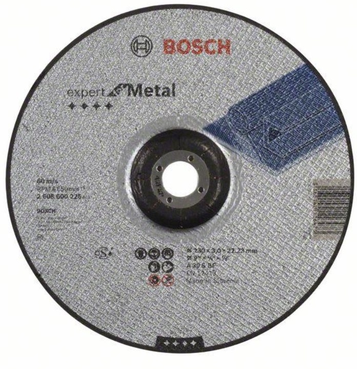 Диск отрезной Bosch по металлу, 2608600226, 230x22.23