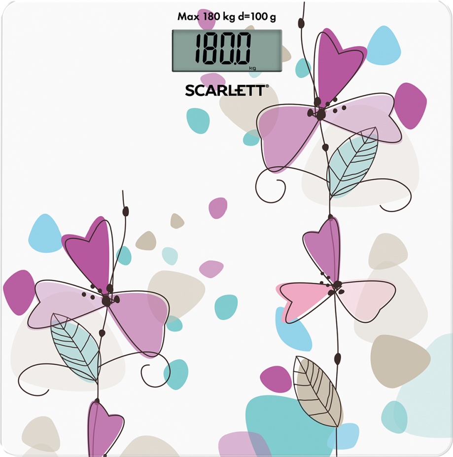 Напольные весы Scarlett SC-BS33E045 белые