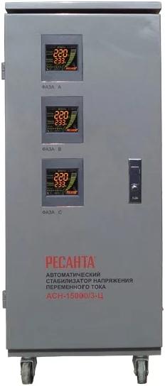 Стабилизатор Ресанта ACH-15000/3-Ц серый