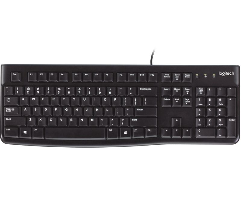 Клавиатура Logitech K120 черная