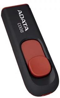 USB Flash карта Adata AC008-32G-RKD 32Gb черно-красная
