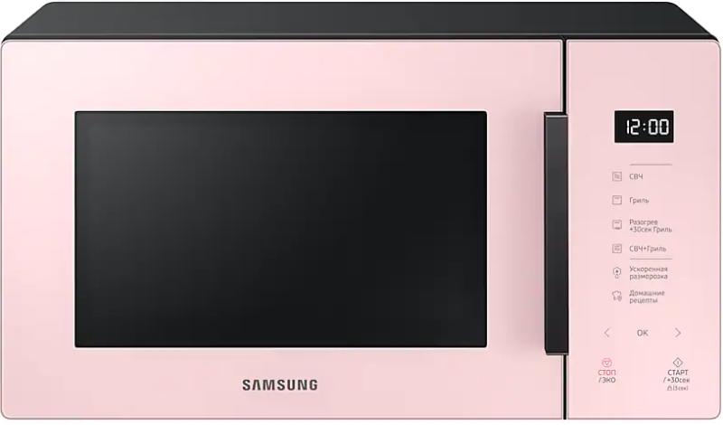 Микроволновая печь Samsung MG23T5018AP/BW черный-розовый