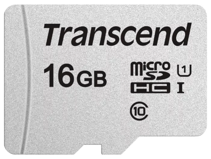Карта памяти Transcend microSD TS16GUSD300S, 16Gb