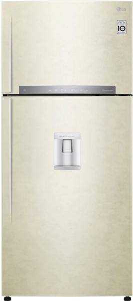 Холодильник LG GN-F702HEHZ бежевый