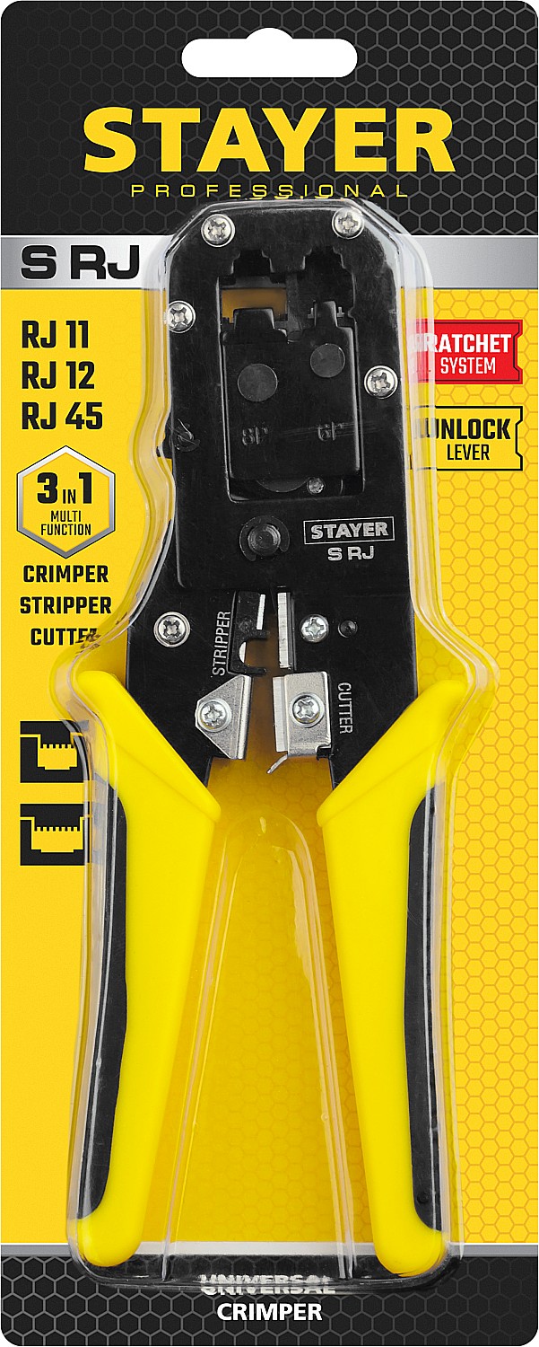 Stayer Professional S-RJ 22652, 203 мм кримпері 