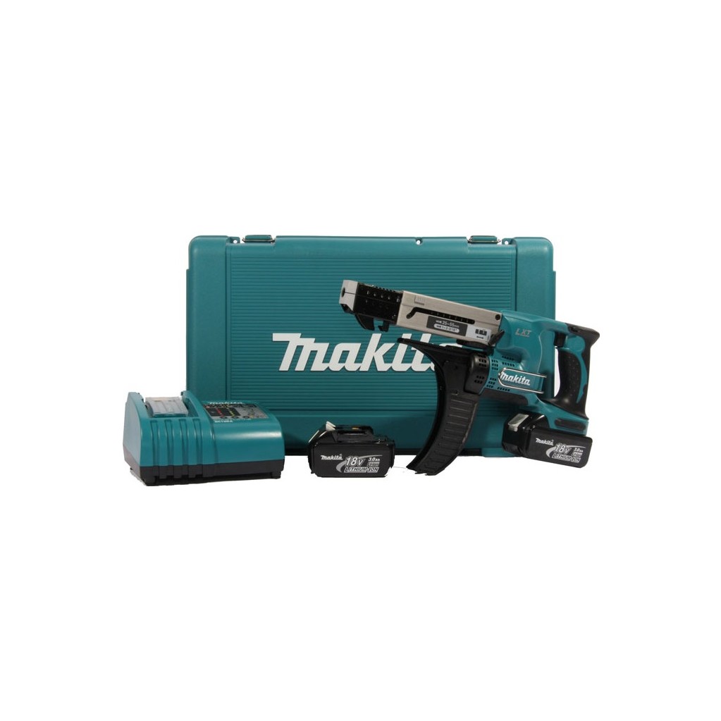 Аккумуляторный магазинный шуруповерт Makita DFR750RFE