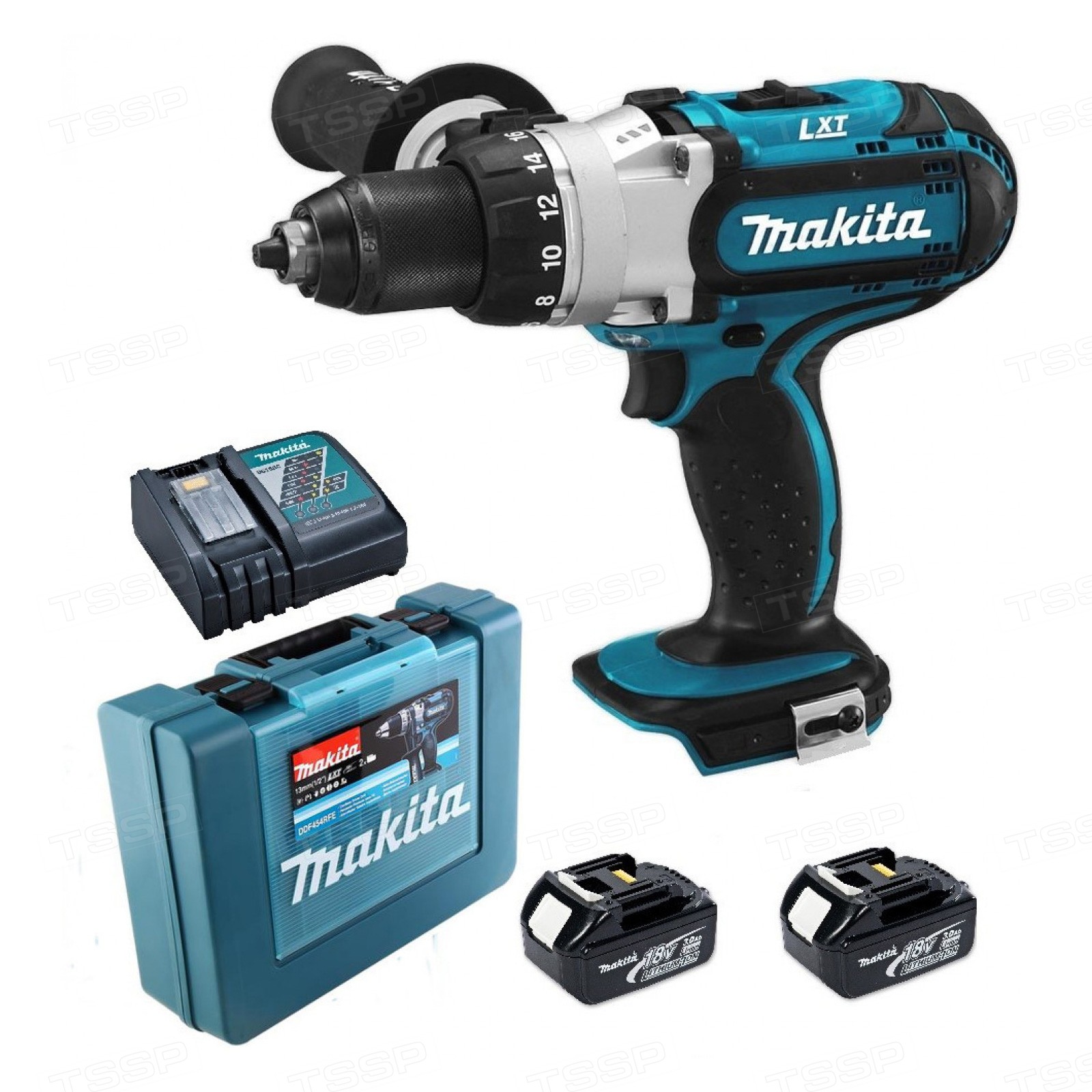 Аккумуляторная дрель-шуруповёрт Makita DDF451RFE