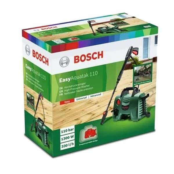 Мойка высокого давления Bosch EasyAquatak 110 06008A7F00 зеленая