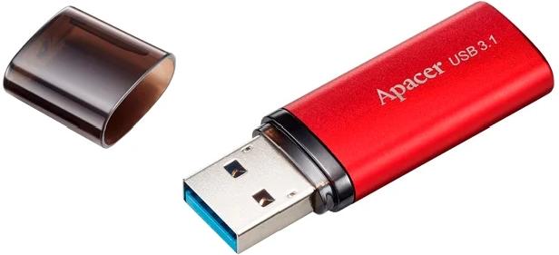 USB Flash карта Apacer AP64GAH25BR-1, 64GB, красная