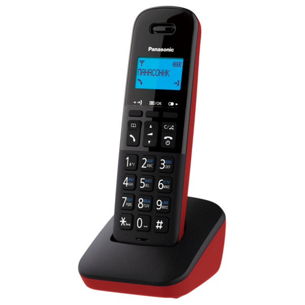Радиотелефон Panasonic KX-TGB610RUR, красный