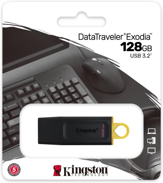 USB Flash карта Kingston DTX 128GB, черная